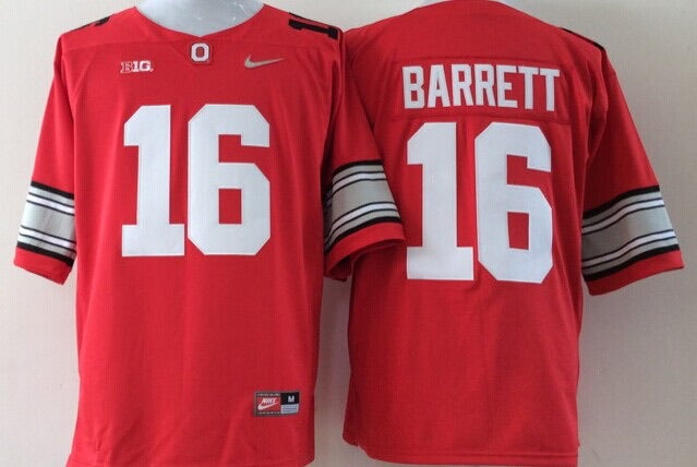 J. T. Barrett Jersey Ohio State Buckeyes red product image 1