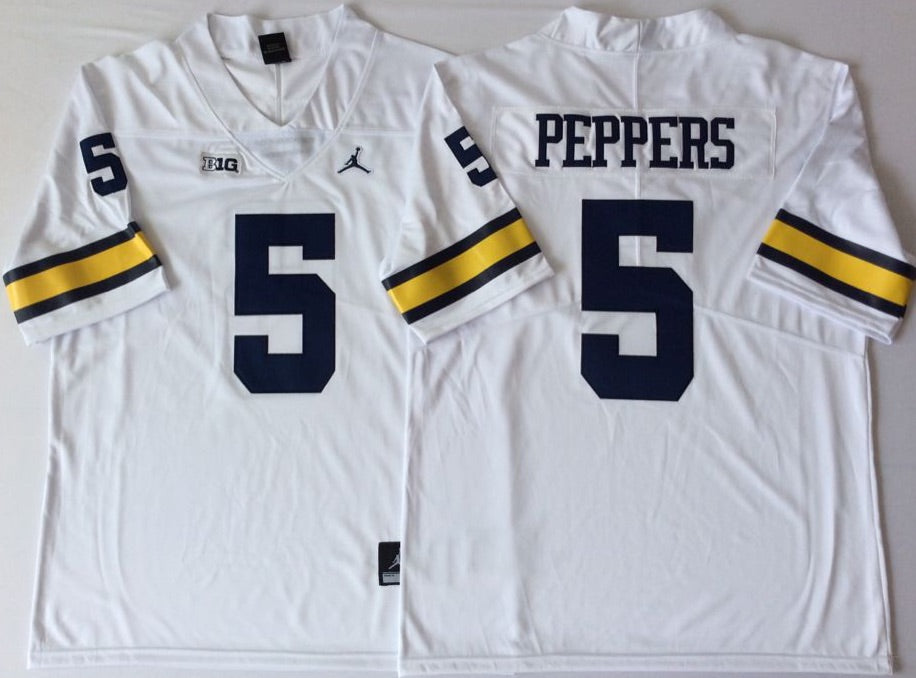 Jabrill Peppers Michigan Wolverines Official NCAA Jersey product image 1