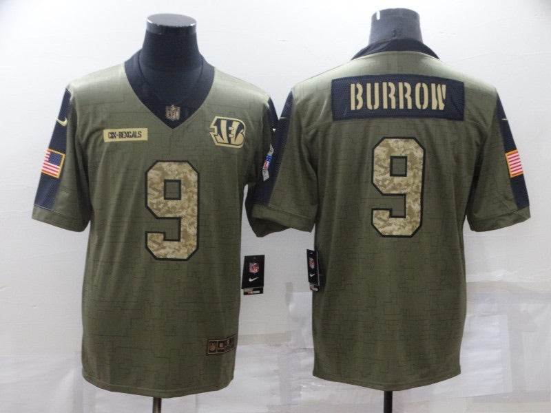 Joe Burrow Cincinnati Bengals military salute to service product image 1