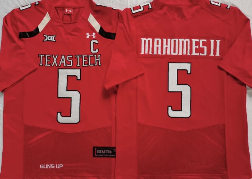 Patrick Mahomes Texas Tech Official NCAA Under Armour Jersey product image 3