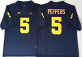 Jabrill Peppers Michigan Wolverines Official NCAA Jersey product image 1