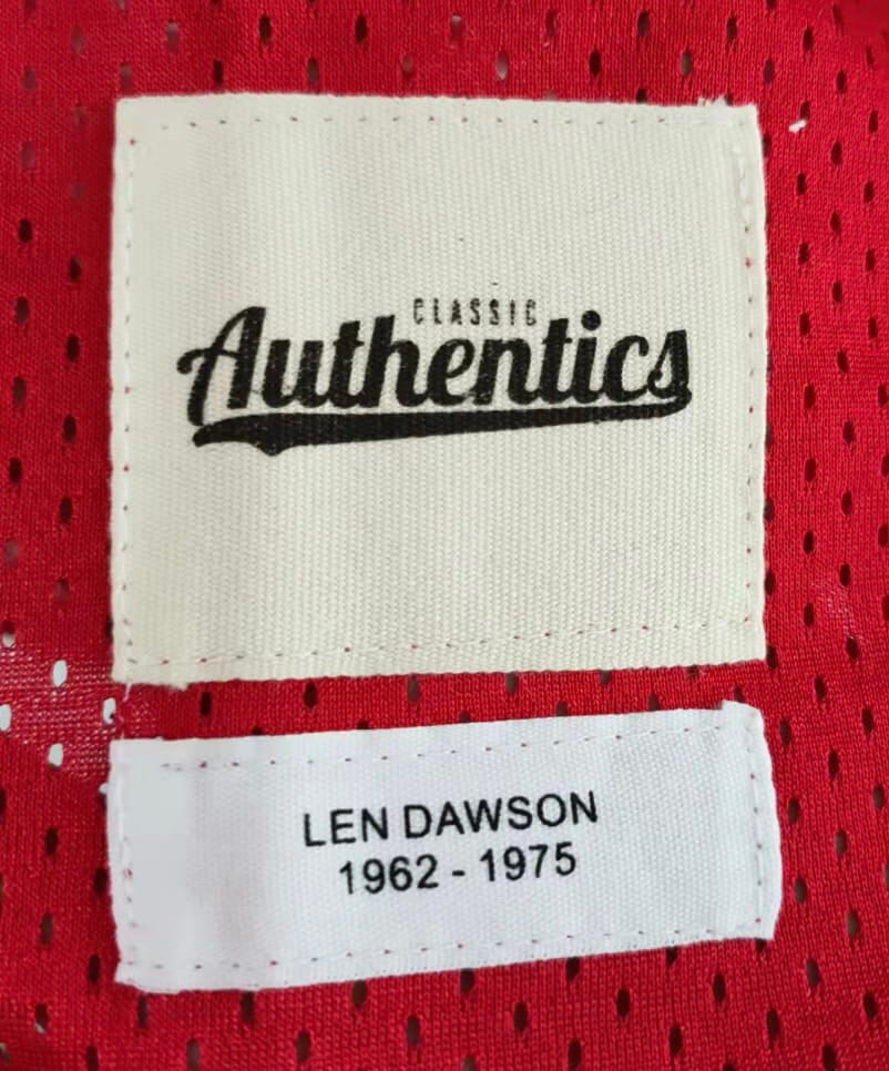 Len Dawson Kansas City Chiefs Classic Authentics Jersey product image 3