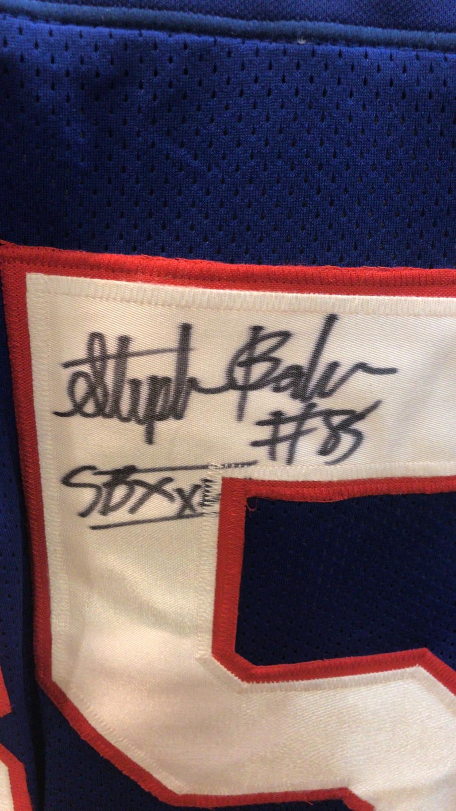 Stephen Baker New York Giants autographed jersey SGC COA product image 2