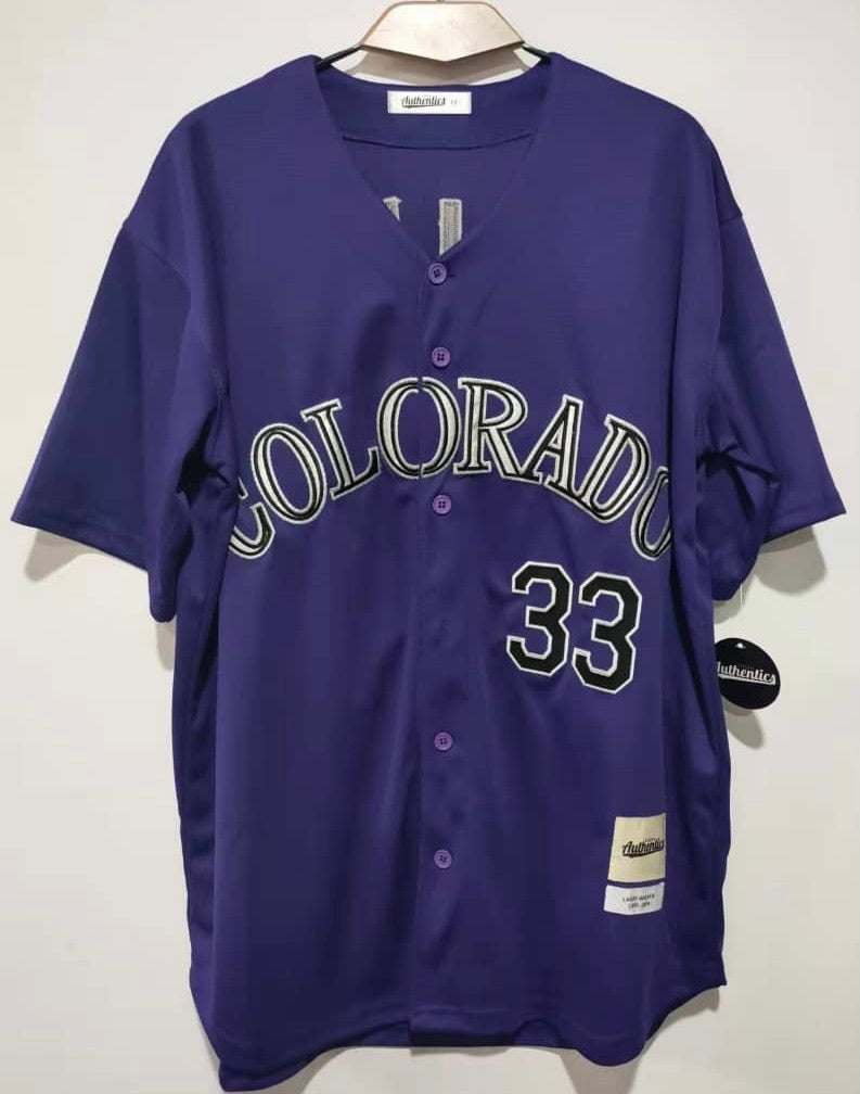 Larry Walker Colorado Rockies Jersey Classic Authentics product image 2