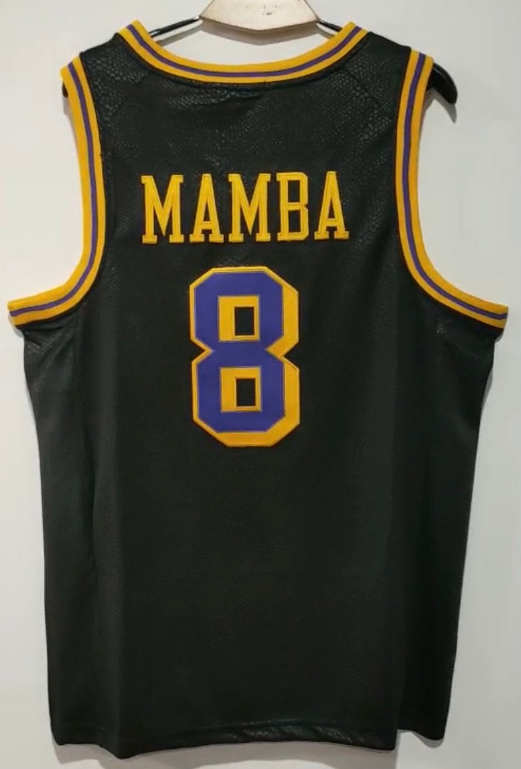 Kobe Bryant Los Angeles Jersey Black MAMBA snake skin product image 1