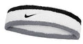 Nike Swoosh HeadBand - Black/White/Gray product image 1, provided for visual reference and product detail review