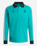 Liverpool Adidas 25/26 Icons Long Sleeve Polo product image 1, provided for visual reference and product detail review