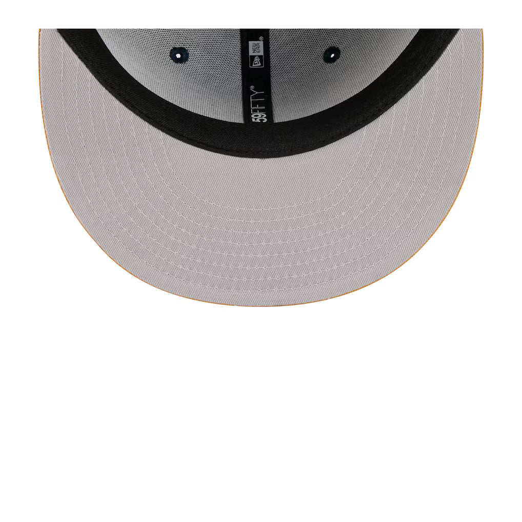 New Era Athletics Two-Tone Color Pack 59FIFTY Fitted Hat - Navy/Khaki product image 5, provided for visual reference and