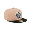 New Era Youth Las Vegas Raiders Main 59FIFTY Fitted Hat product image 1, provided for visual reference and product detail