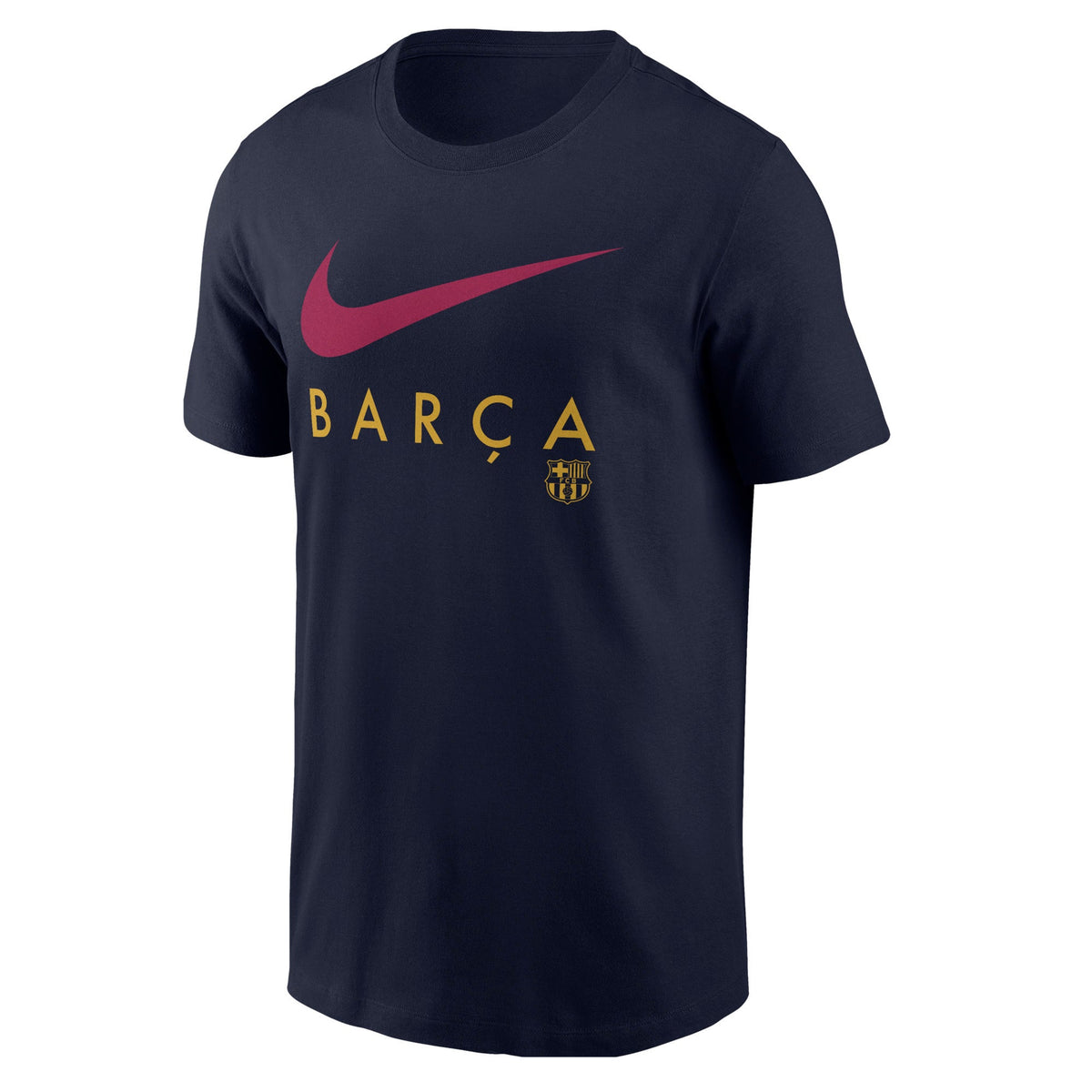 Nike Men Barca T-Shirt - Navy product image 1, provided for visual reference and product detail review