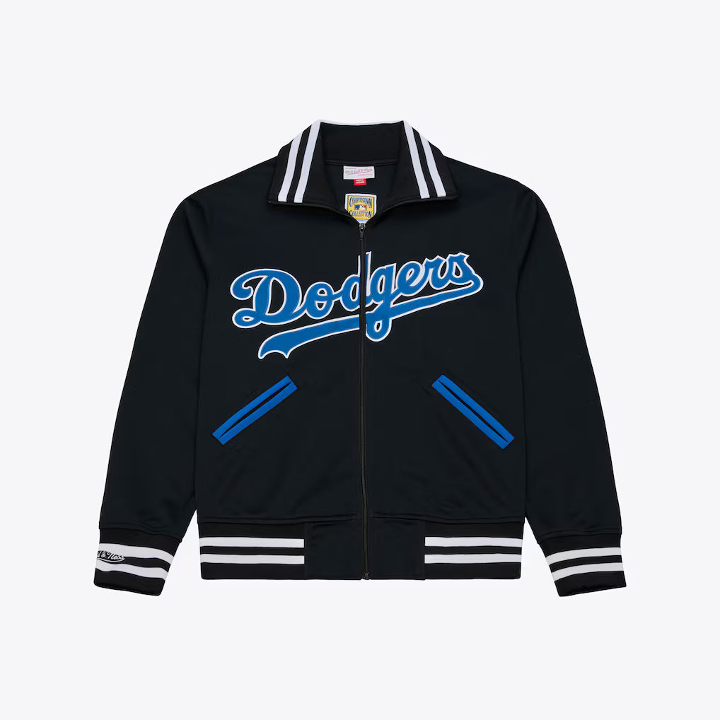 Mitchell & Ness Los Angeles Dodgers Black Replica Batting Practice Full-Zip Jacket product image 1, provided for visual