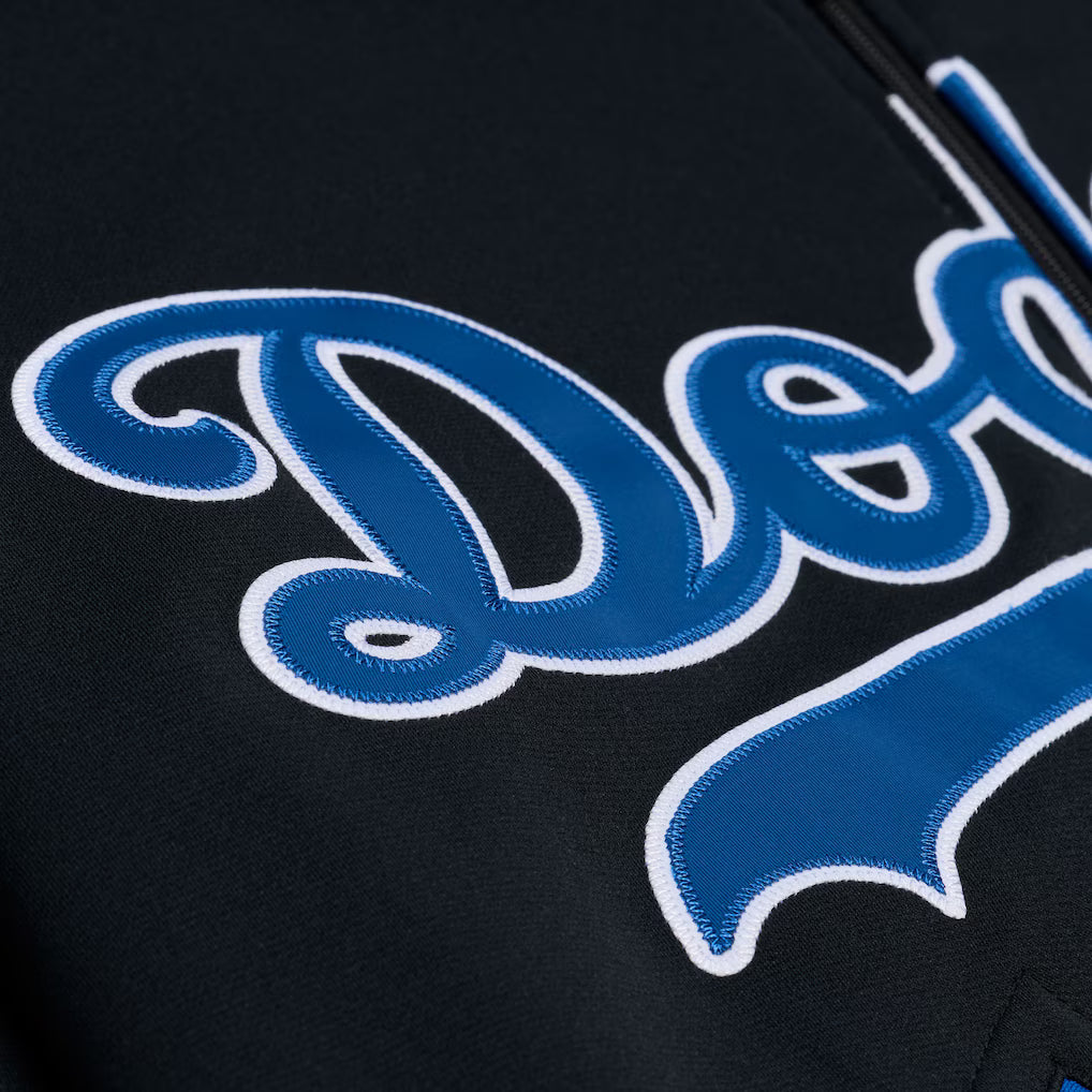 Mitchell & Ness Los Angeles Dodgers Black Replica Batting Practice Full-Zip Jacket product image 3, provided for visual