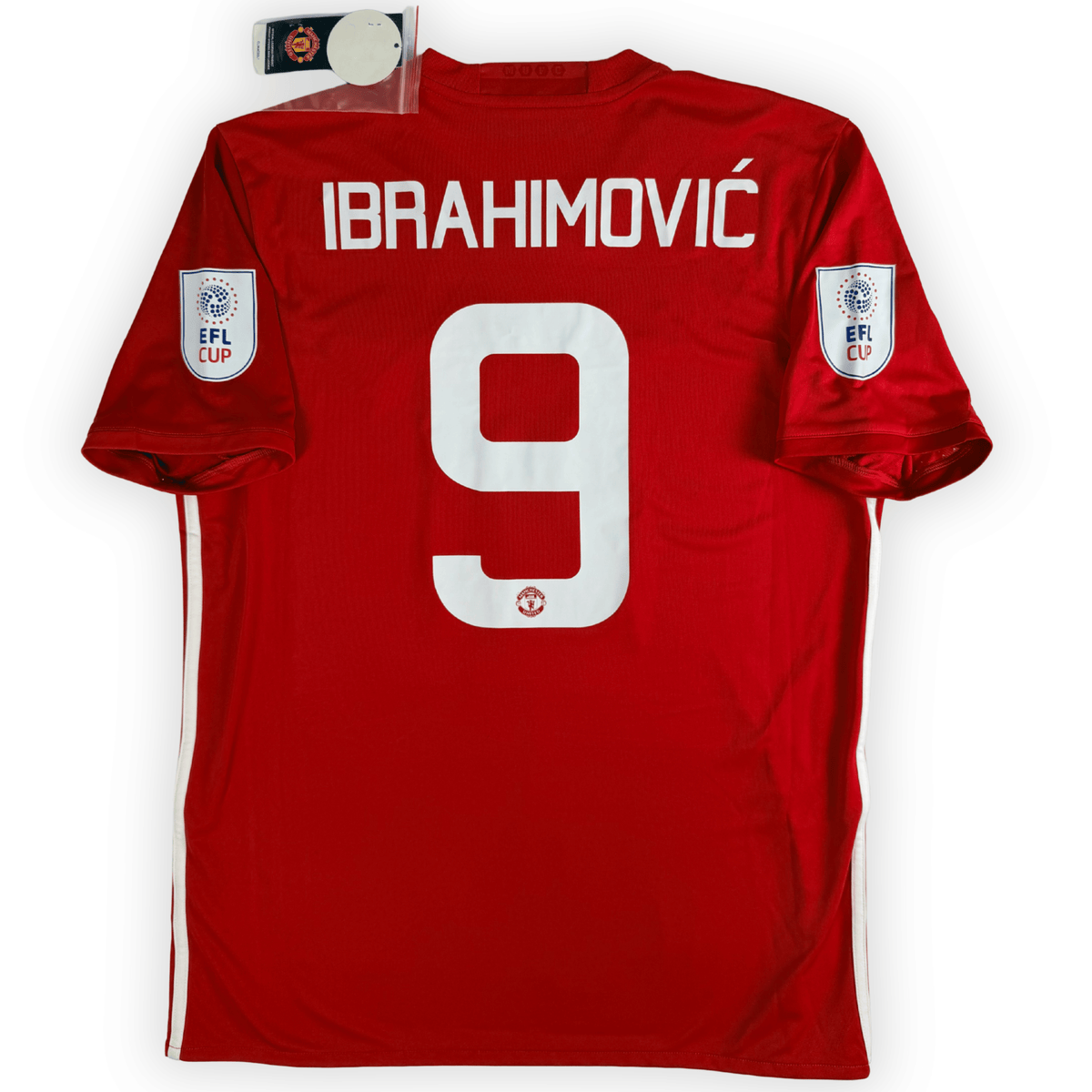 2016 Manchester United Efl Cup Final Home Shirt Ibrahimovic # - (L) product image 1, provided for visual reference and
