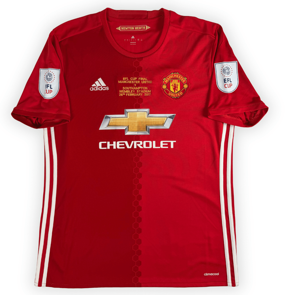 2016 Manchester United Efl Cup Final Home Shirt Ibrahimovic # - (L) product image 2, provided for visual reference and