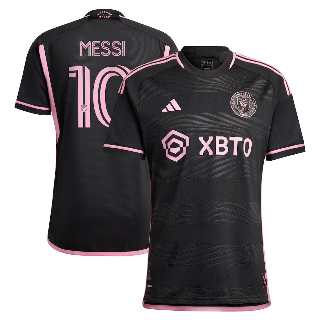 adidas 23/24 INTER MIAMI CF AWAY AUTHENTIC MESSI #10 JERSEY product image 2, provided for visual reference and product