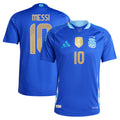2024 adidas ARGENTINA AWAY AUTHENTIC MESSI #10 JERSEY product image 1, provided for visual reference and product detail