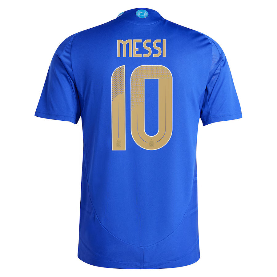 2024 adidas ARGENTINA AWAY AUTHENTIC MESSI #10 JERSEY product image 3, provided for visual reference and product detail