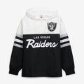 Mitchell & Ness Las Vegas Raiders Head Coach Lightweight Anorak Quarter-Zip Windbreaker product image 1, provided for visual