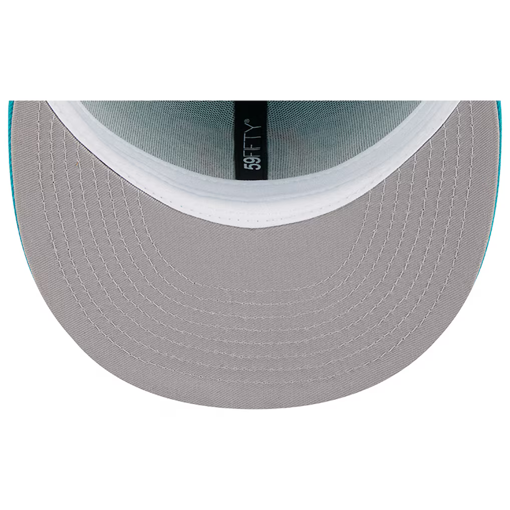 New Era Miami Dolphins Basic 59FIFTY Fitted Hat- Aqua product image 5, provided for visual reference and product detail