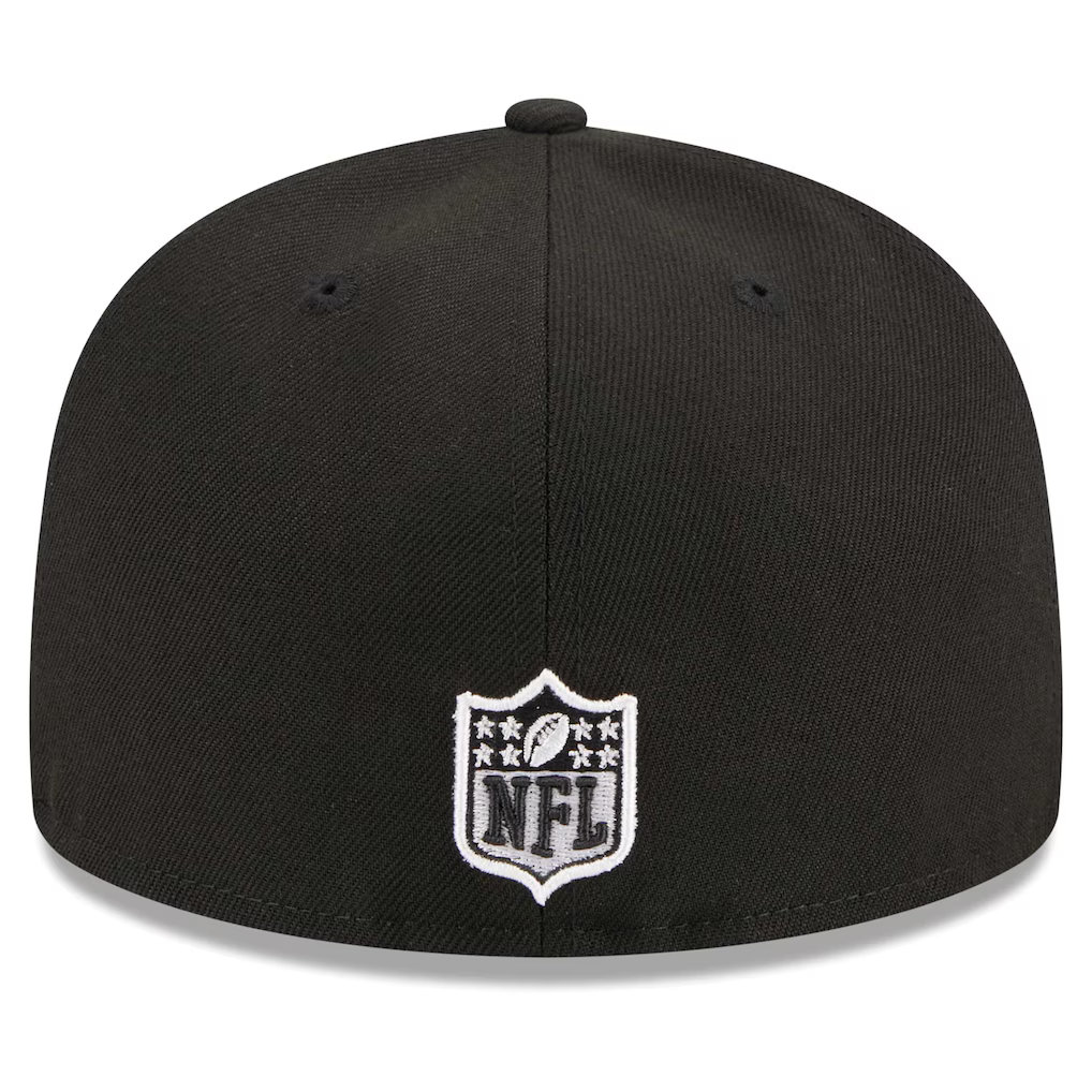 New Era Buffalo Bills Pro Bowl 1988 Side Patch 59FIFTY Fitted Black & White Hat product image 4, provided for visual