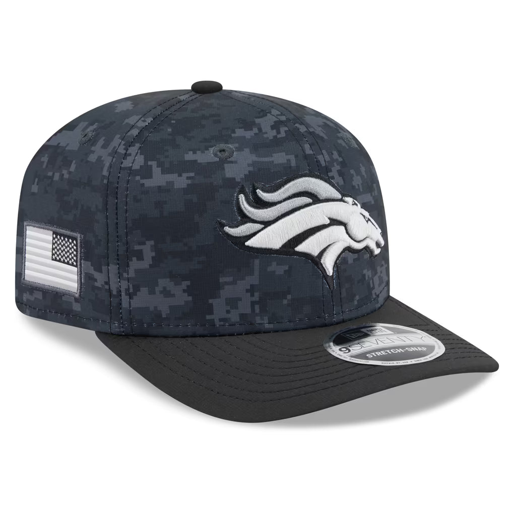 New Era Denver Broncos 2026 Salute to Service 9SEVENTY Stretch-Snap Hat product image 1, provided for visual reference and