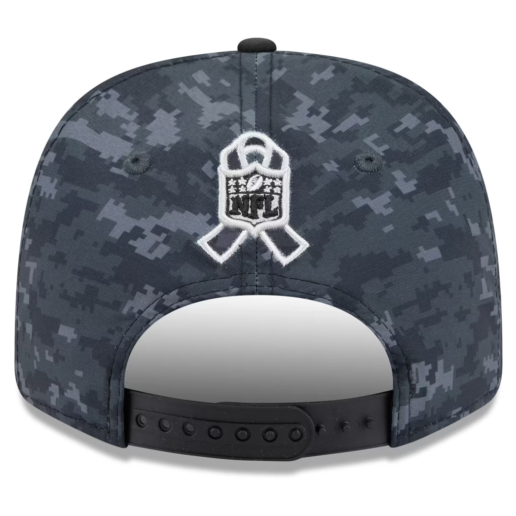 New Era Las Vegas Raiders 2026 Salute to Service 9SEVENTY Stretch-Snap Hat product image 4, provided for visual reference
