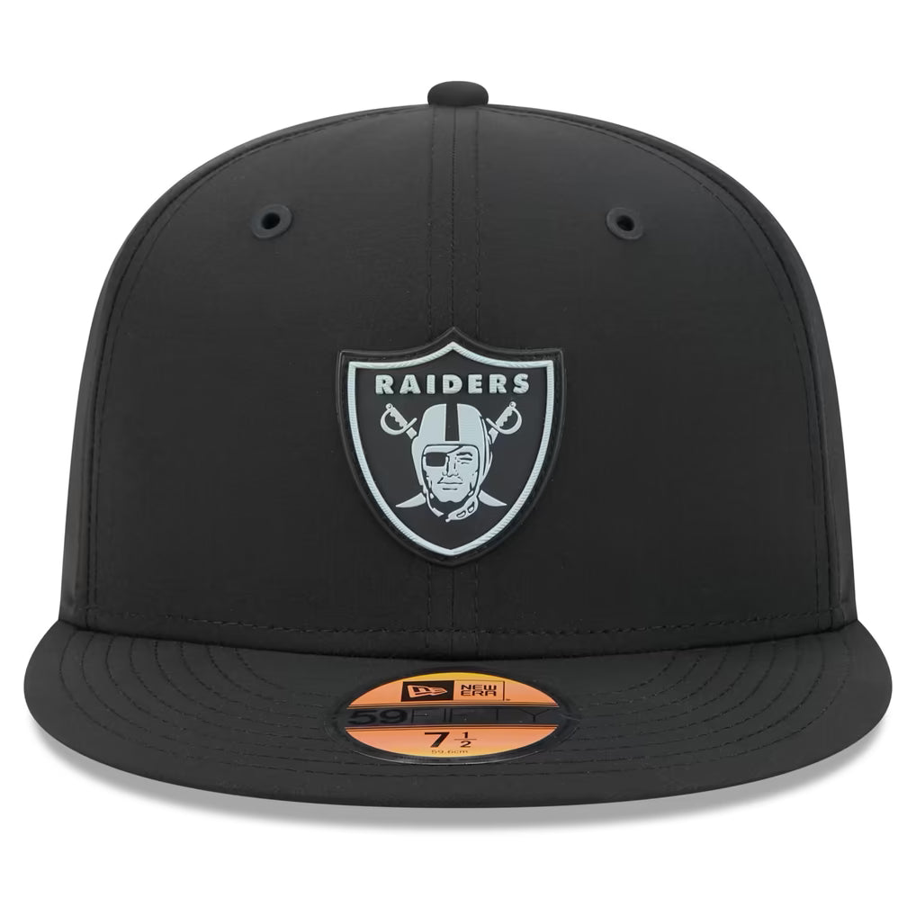 New Era Las Vegas Raiders 2026 Performance ON-FIELD Sideline 59FIFTY Fitted Hat-Black product image 3, provided for visual