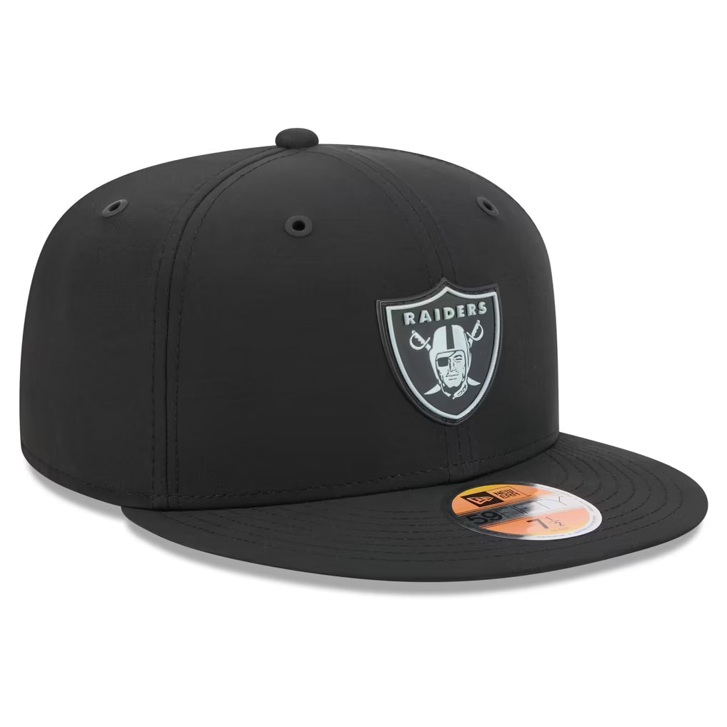 New Era Las Vegas Raiders 2026 Performance ON-FIELD Sideline 59FIFTY Fitted Hat-Black product image 1, provided for visual