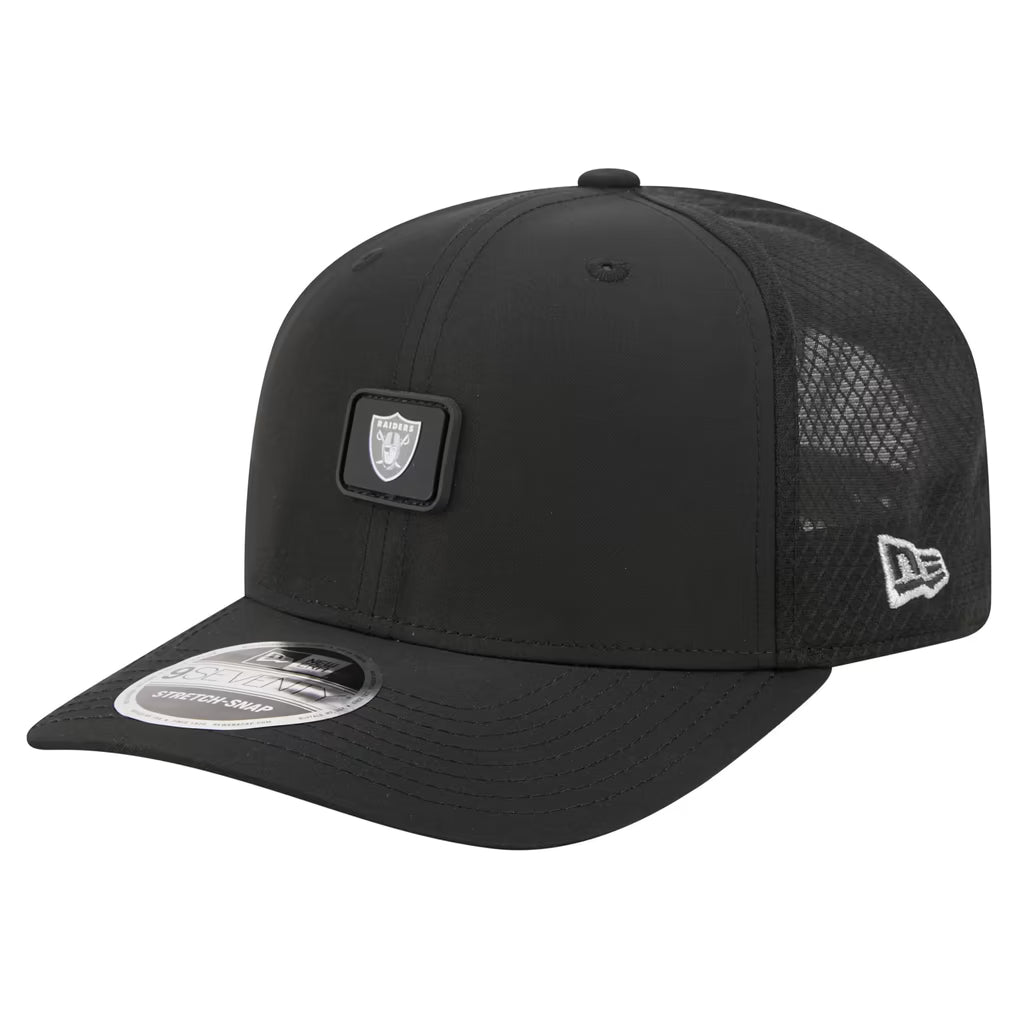 New Era Las Vegas Raiders Micro Badge 9SEVENTY Adjustable Hat-Black product image 2, provided for visual reference and