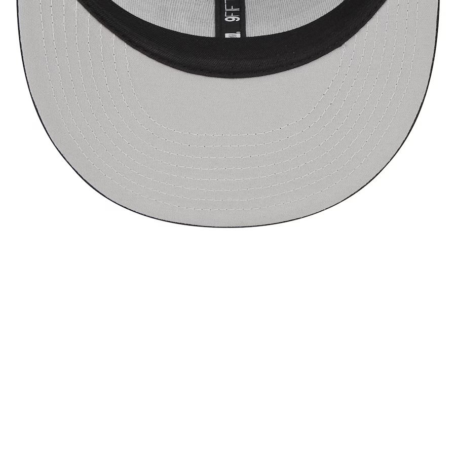 New Era Los Angeles Angels Trucker 9FIFTY Snapback Hat-Black/White product image 5, provided for visual reference and