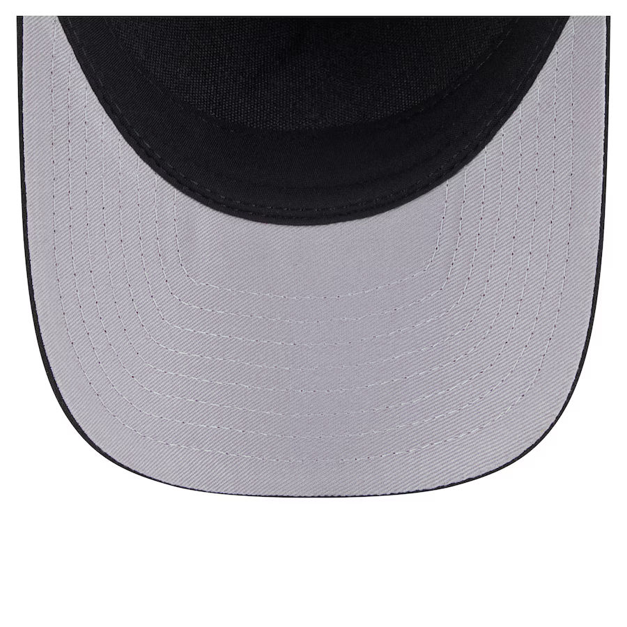 New Era Pittsburgh Steelers M-Crown A-FRAME 9FORTY Adjustable Hat-Black/White product image 5, provided for visual reference