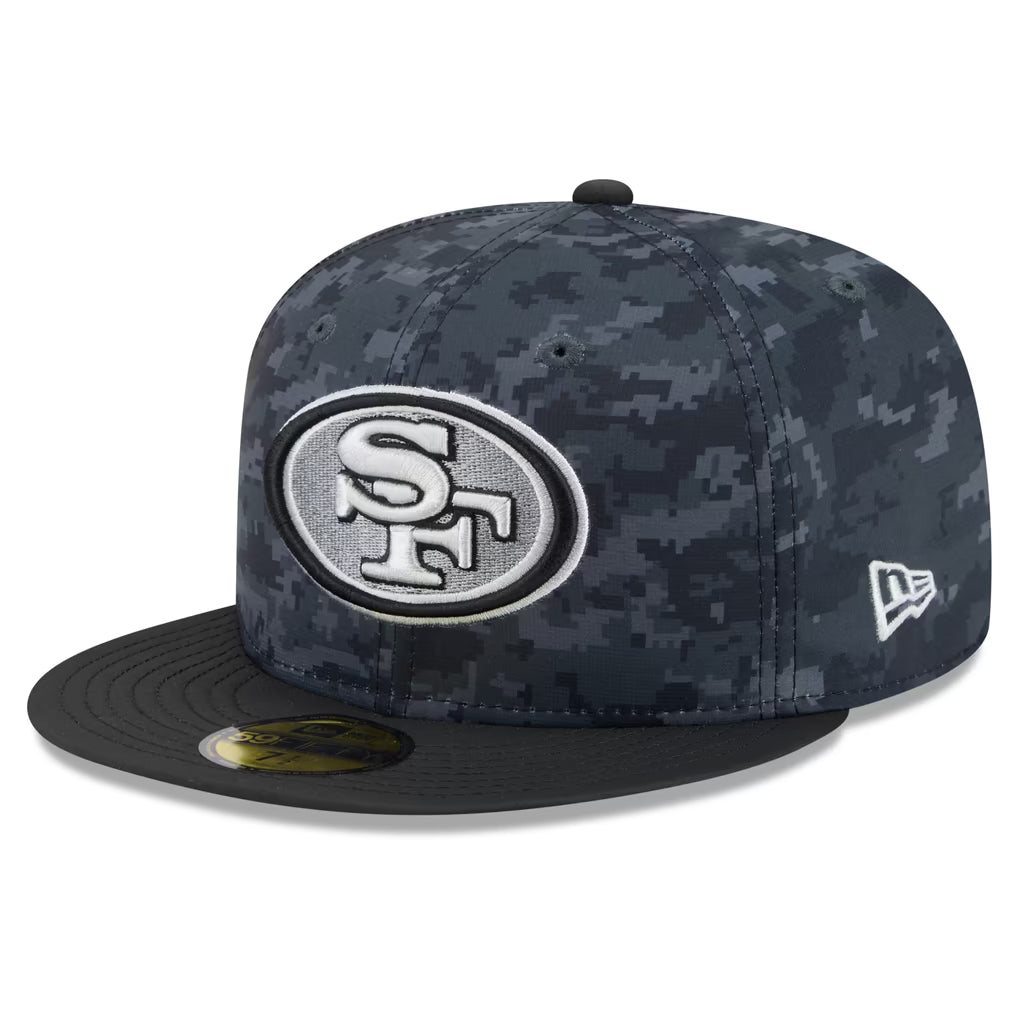 New Era San Francisco 49ers Salute To Service 2026 59FIFTY Fitted Hat product image 2, provided for visual reference and