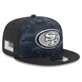 New Era San Francisco 49ers 2026 Salute to Service 9FIFTY Snapback Hat product image 1, provided for visual reference and