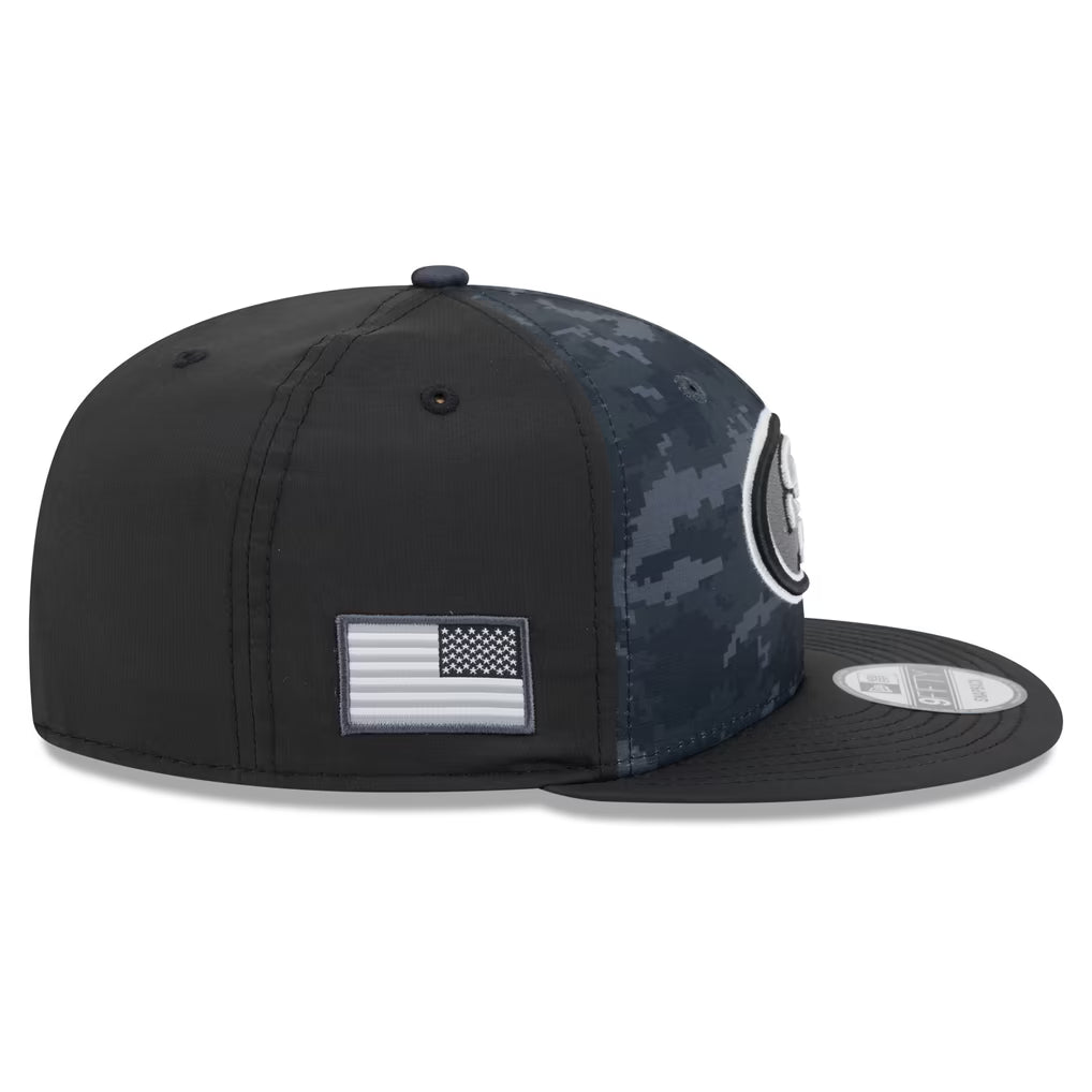 New Era San Francisco 49ers 2026 Salute to Service 9FIFTY Snapback Hat product image 5, provided for visual reference and