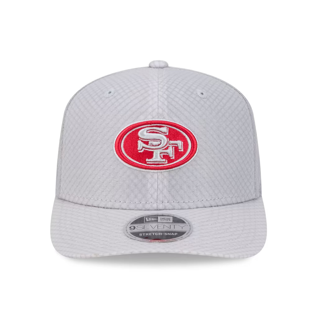 New Era San Francisco 49ers Gray Jock 9SEVENTY Adjustable trucker Hat product image 3, provided for visual reference and
