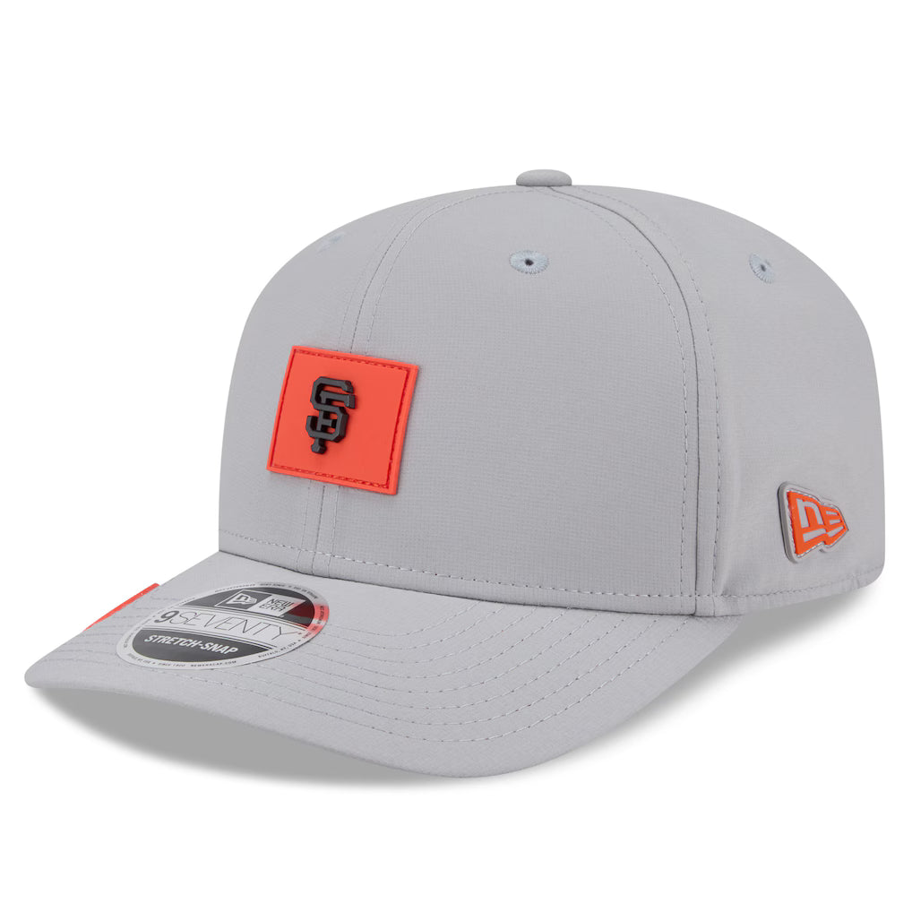 New Era San Francisco Giants Clubhouse 9SEVENTY Adjustable Hat - Grey product image 2, provided for visual reference and