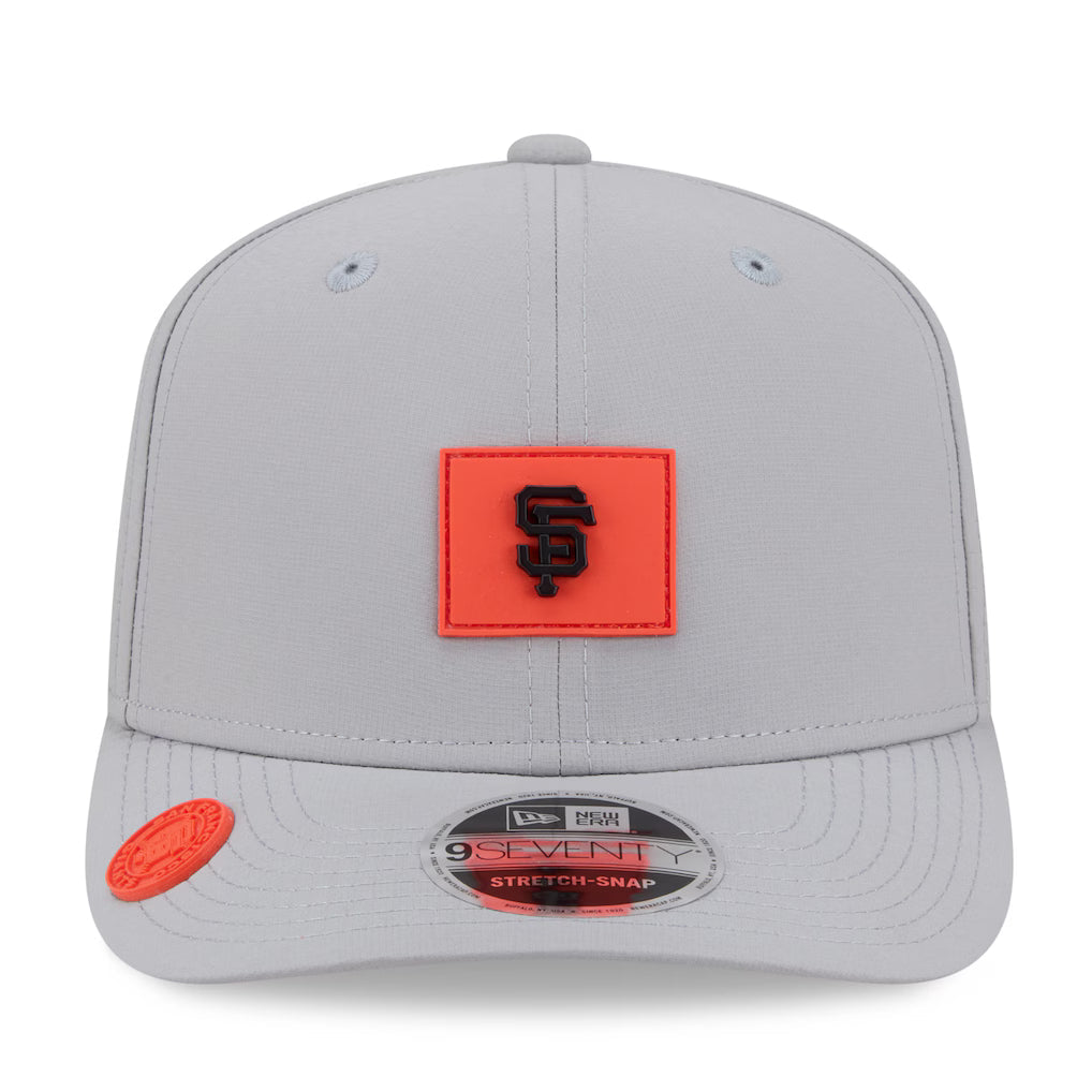New Era San Francisco Giants Clubhouse 9SEVENTY Adjustable Hat - Grey product image 3, provided for visual reference and