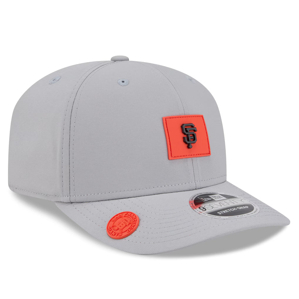 New Era San Francisco Giants Clubhouse 9SEVENTY Adjustable Hat - Grey product image 1, provided for visual reference and