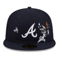 New Era Atlanta Braves Bugs Bunny Swing 59FIFTY Fitted Hat product image 1, provided for visual reference and product detail