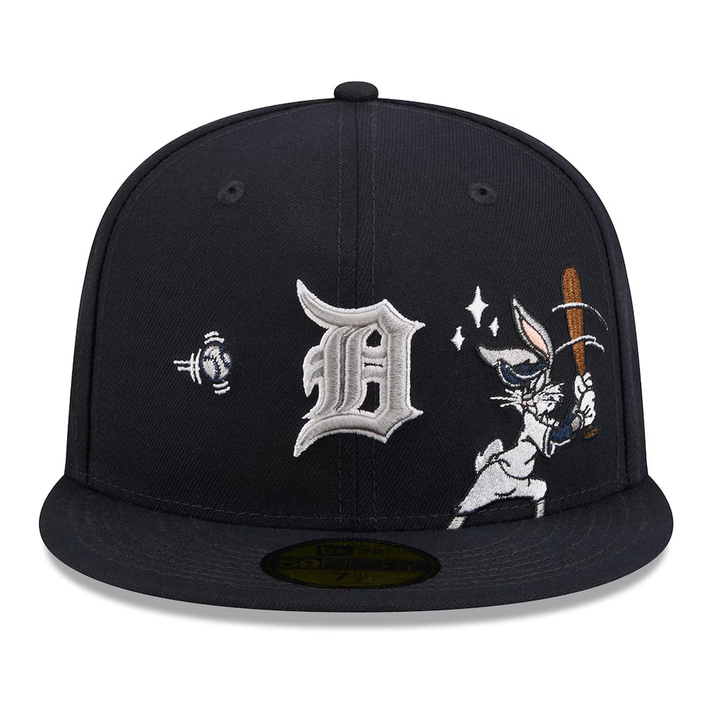 New Era Detroit Tigers Bugs Bunny Swing 59FIFTY Fitted Hat product image 1, provided for visual reference and product detail