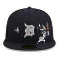 New Era Detroit Tigers Bugs Bunny Swing 59FIFTY Fitted Hat product image 1, provided for visual reference and product detail