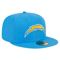 New Era Los Angeles Chargers Basic 59FIFTY Fitted Hat-Powder Blue product image 1, provided for visual reference and product