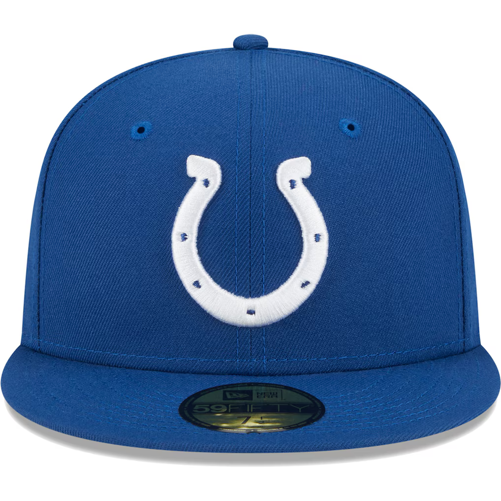 New Era Indianapolis Colts Basic 59FIFTY Fitted Hat- Royal product image 3, provided for visual reference and product detail