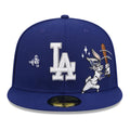 New Era Los Angeles Dodgers Bugs Bunny Swing 59FIFTY Fitted Hat product image 1, provided for visual reference and product