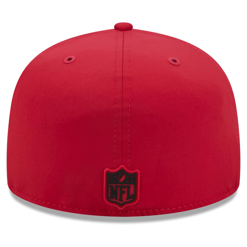 New Era San Francisco 49ERS 2026 Performance ON-FIELD Sideline 59FIFTY Fitted Hat-Red/Black product image 4, provided for