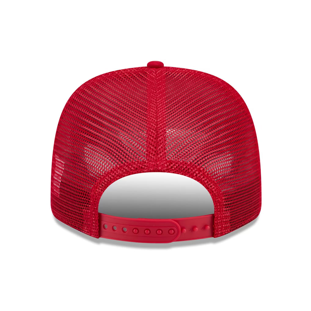 New Era San Francisco 49ers Collegiate 9SEVENTY Trucker Hat product image 4, provided for visual reference and product