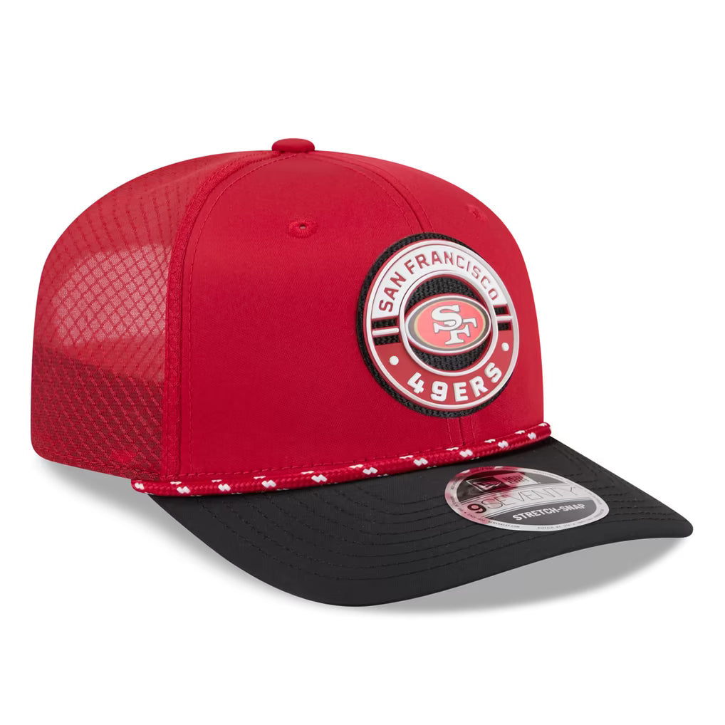New Era San Francisco 49ers Game 9SEVENTY trucker Adjustable Hat product image 1, provided for visual reference and product