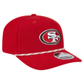 New Era San Francisco 49ers Game Day Multi Rope 9SEVENTY Stretch-Snap Hat-Red product image 1, provided for visual reference