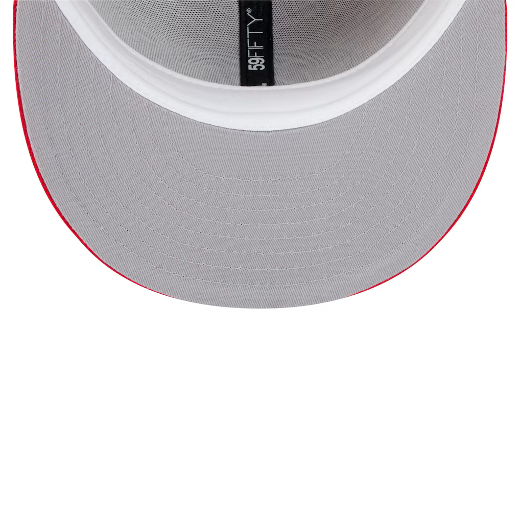 New Era San Francisco 49ers Throwback Logo 59FIFTY Fitted Hat-Camel product image 5, provided for visual reference and