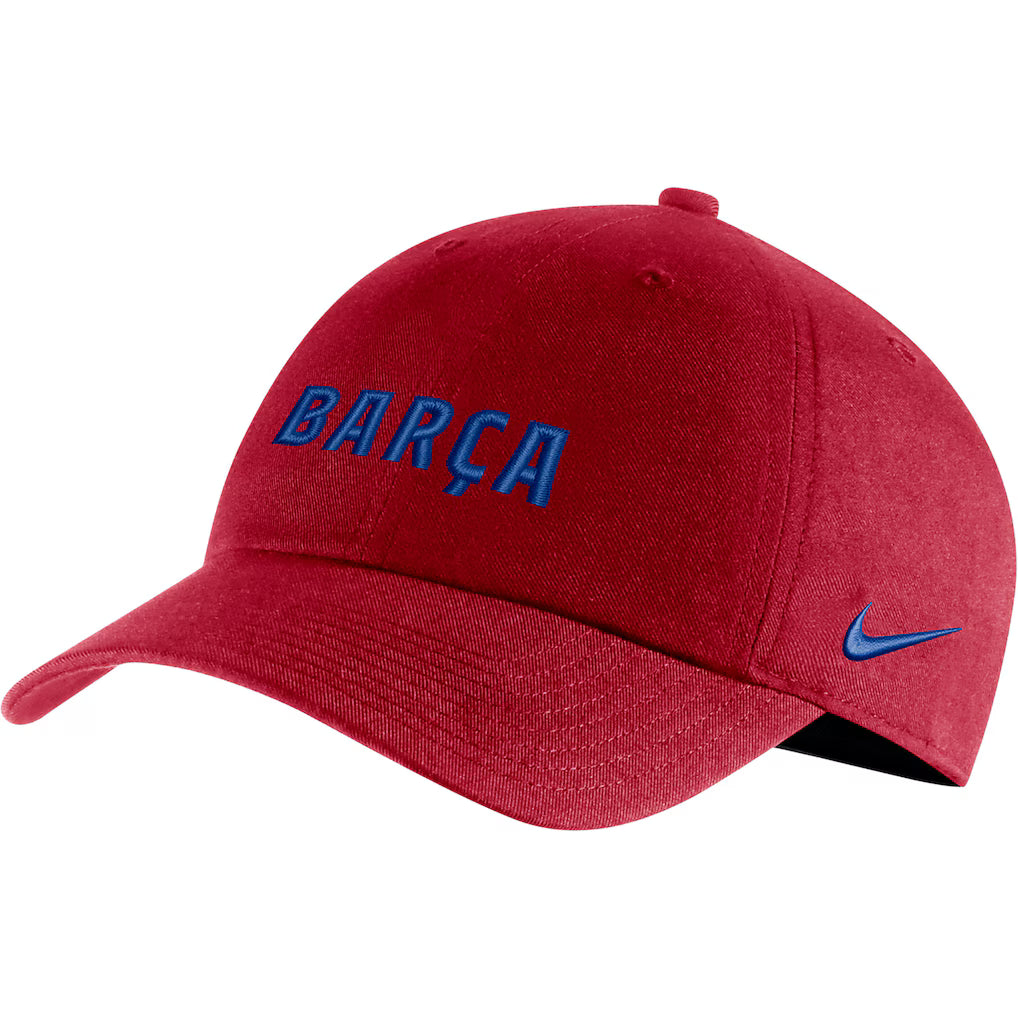 Barcelona Nike Campus Performance Adjustable Hat product image 1, provided for visual reference and product detail review